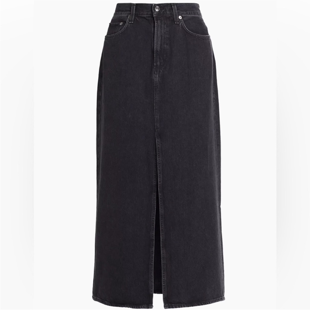 AGOLDE Maxi Skirt Leif Denim SZ 27